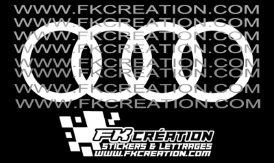 sticker logo audi
