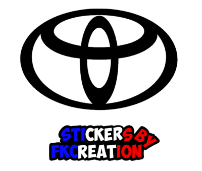 sticker logo toyota