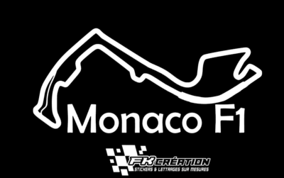 Sticker Monaco F1