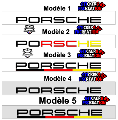 Bandeau Pare soleil Porsche NRJ