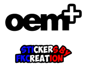 Sticker oem+