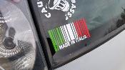 Sticker Made in italia