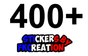 Sticker 400+