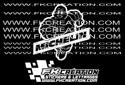 Sticker bibendum michelin v1
