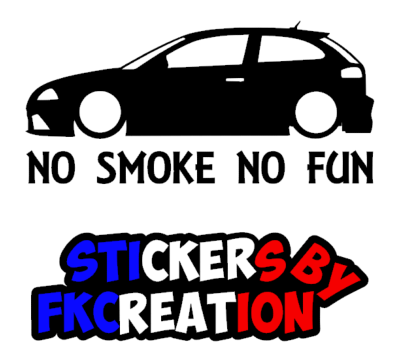 Sticker ibiza 6L No smoke no fun