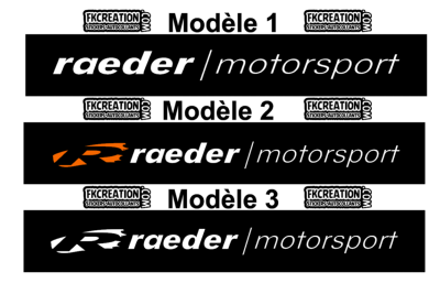 Bandeau Pare soleil Raeder Motorsport