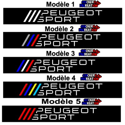 Bandeau Pare soleil peugeot sport 2021 v1