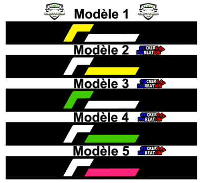 Bandeau Pare soleil Racing line v2