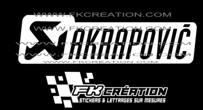 Sticker Akrapovic version 2 