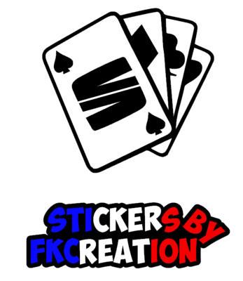 Sticker Carte Seat Nouveau logo