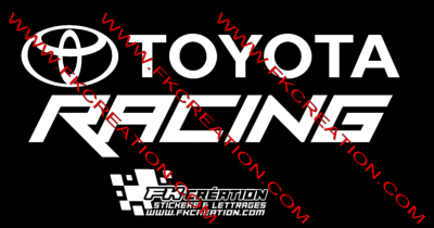 Sticker Toyota Racing