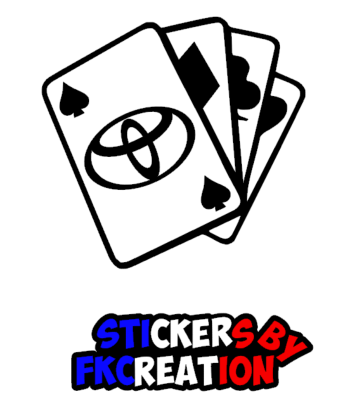 Sticker Carte toyota