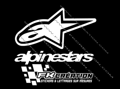 Sticker Alpinestars 