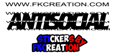 Sticker Antisocial