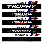 Bandeau Pare soleil Renault sport trophy 2014