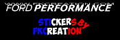 Sticker Ford Performance en ligne