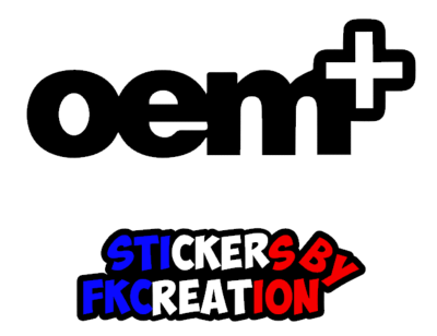 Sticker oem+