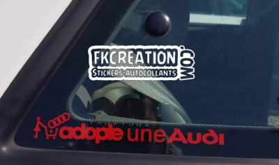 Sticker Adopte une audi