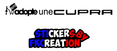 Sticker Adopte une cupra version 2