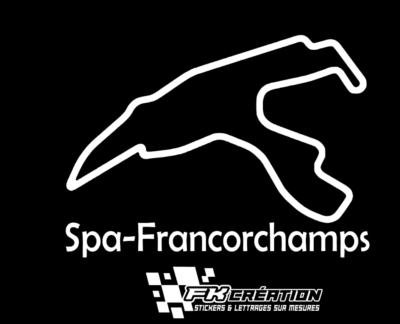 Sticker Spa Francorchamps