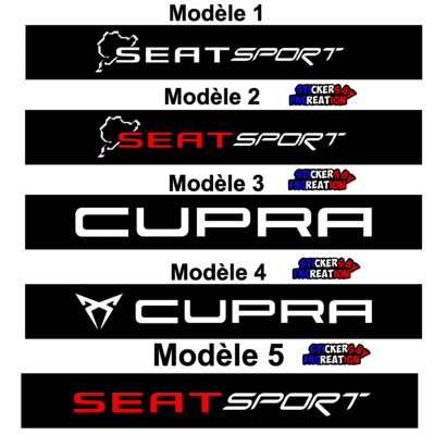 Bandeau pare soleil Seat Cupra