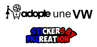 Sticker Adopte une vw