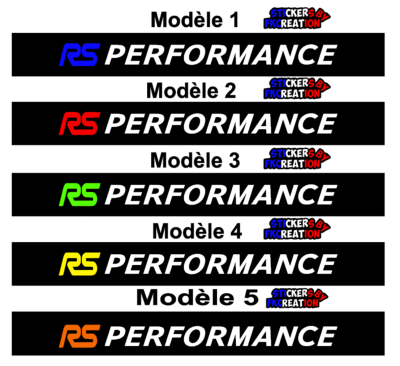 Bandeau Pare soleil Ford RS performance