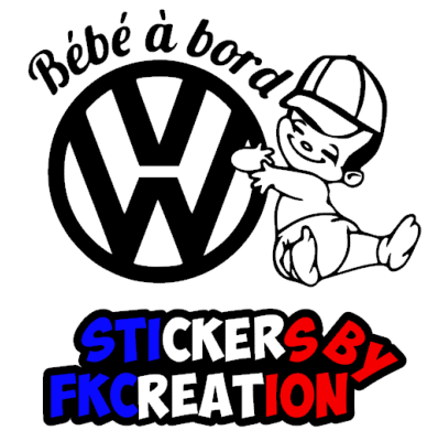 Stickers BÉBÉ A BORD VW