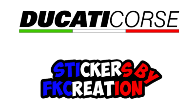 Sticker Ducati corse