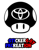 Sticker Toad toyota