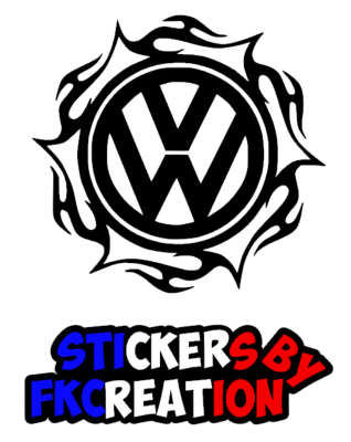 Sticker vw tribal