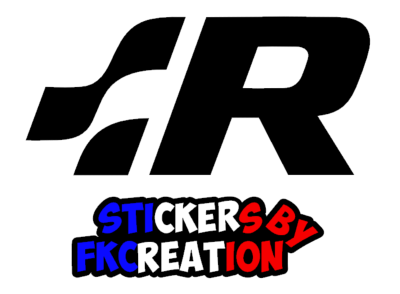 Sticker logo R volkswagen