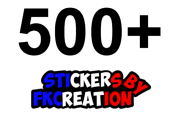 Sticker 500+