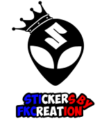 Sticker alien suzuki