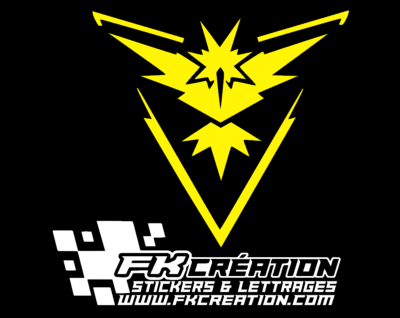 Sticker team instinct pokémon go