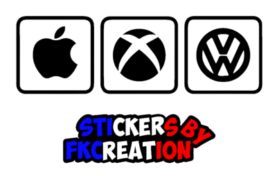 Sticker apple xbox vw