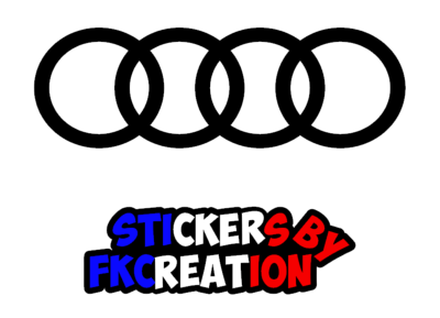 sticker logo audi